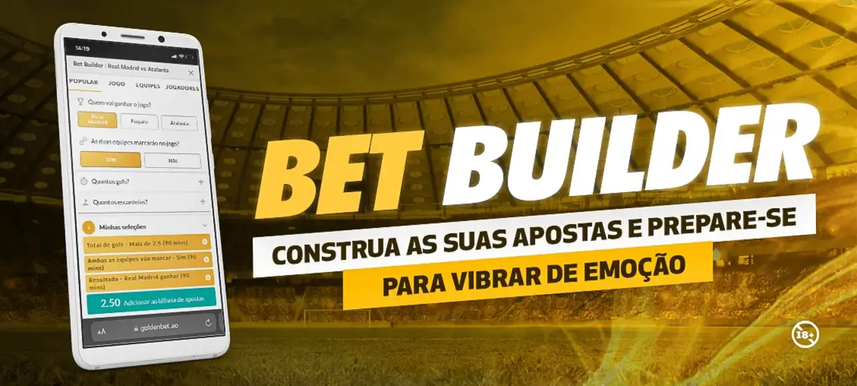 Construtor de apostas na Goldenbet