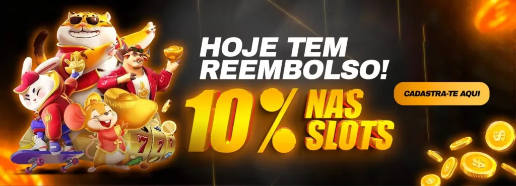 Bônus de Reembolso de 10% nas Slots