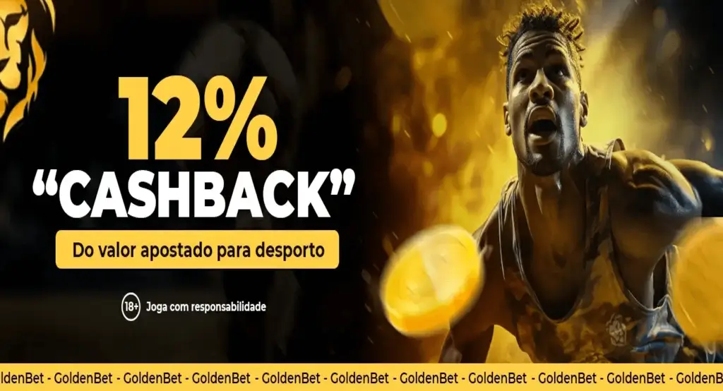 Bónus de Cashback 12% no Desporto